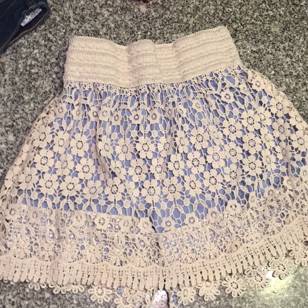 Lacy shorts skort